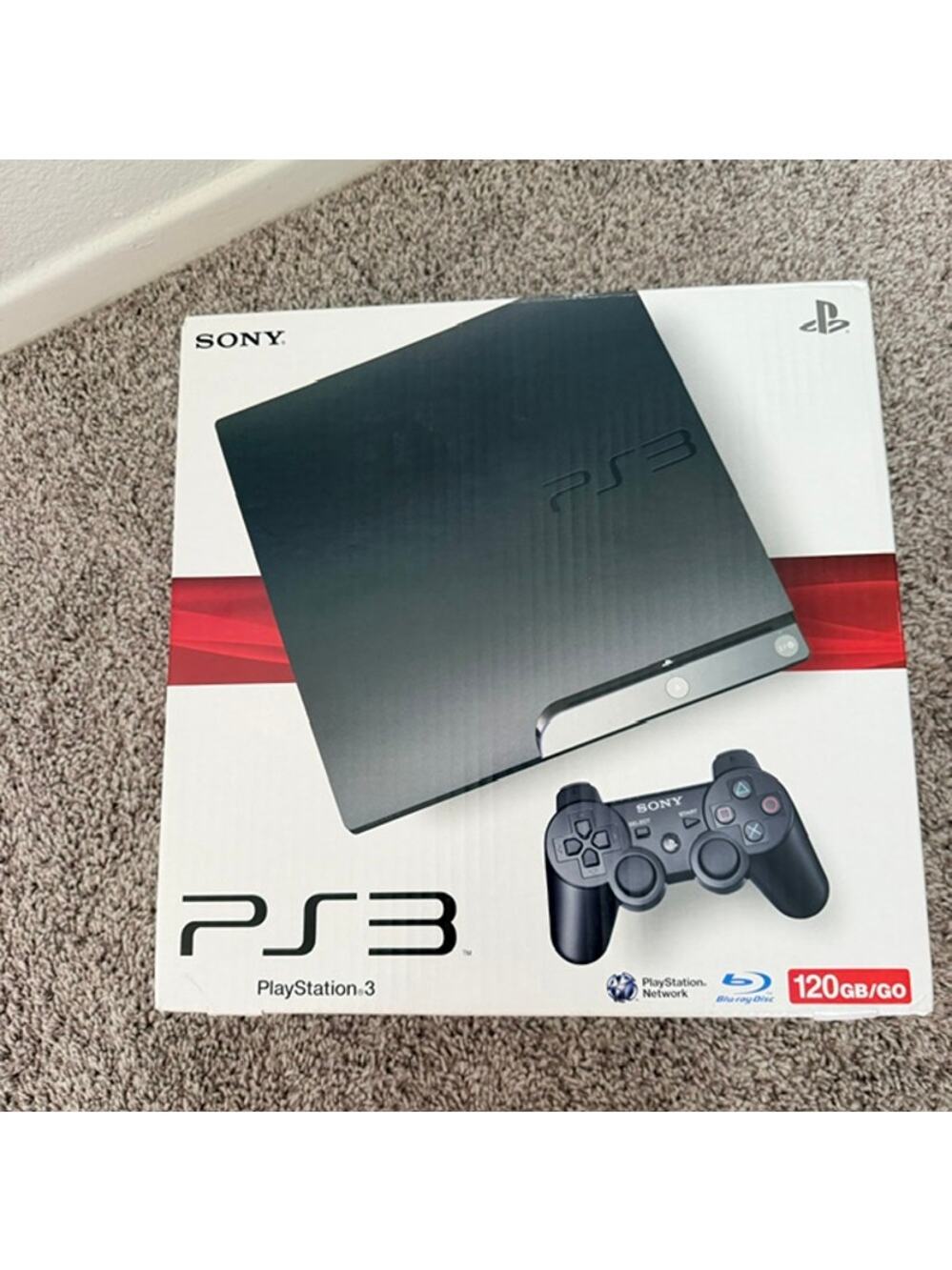 Box & Instruction Manual ONLY for Sony PlayStation 3 160 GB Black Console